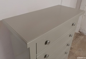 Comoda veche din lemn masiv, cu 7 sertare, reconditionata /Servanta - imagine 7