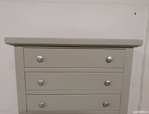 Comoda veche din lemn masiv, cu 7 sertare, reconditionata /Servanta - imagine 4