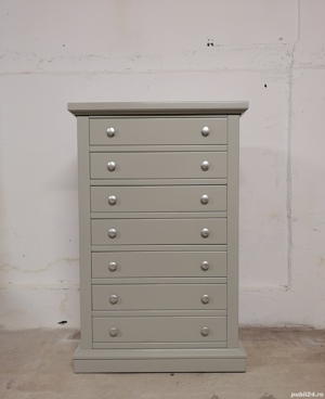 Comoda veche din lemn masiv, cu 7 sertare, reconditionata /Servanta - imagine 3