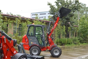 Mini incarcator frontal DY35 NOU, motor Kubota Japonia - imagine 9