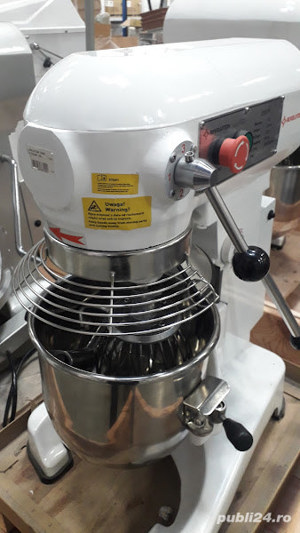 Mixer malaxor aluat,carne 10-20-30 litri -220v 700-1300w 3 accesorii - imagine 2