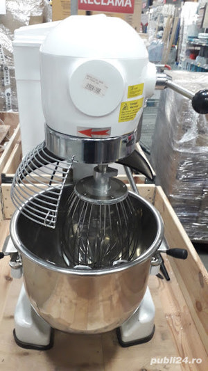 Mixer malaxor aluat,carne 10-20-30 litri -220v 700-1300w 3 accesorii - imagine 4