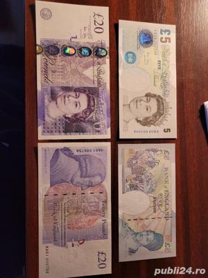Colectionar, vand bancnote din Marea Britanie