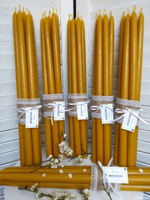 Lumanare din ceara Inviere 40/2 cm 