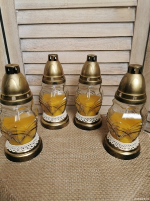 Candela din ceara Inviere mod. 1 - imagine 2