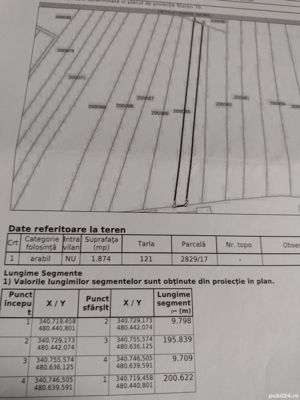 Teren extravilan in Peștișu Mare preț în anunț 1 euro mp  - imagine 2