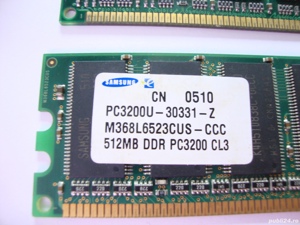 Lot de cinci placute DDR 1 (DDR 400)   rami pc desktop - imagine 4