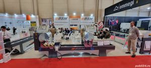 Utilaj automat de debitat profile pvc si aluminiu dublu cap  BSM - imagine 2