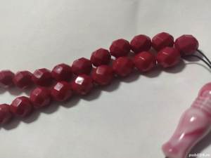 Matanii vechi Romanesti,matanii originale cu bile multifatetate,matanii rosii vintage