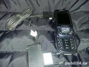 telefon samsung clasic,telefon mobil cu tastatura pe sina +incarcator-Functional