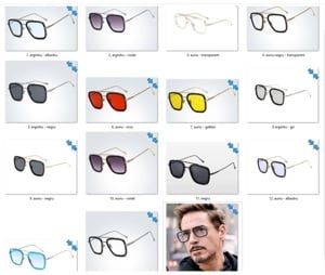 Ochelari de soare Dita Flight - Iron Man - Tony Stark - Rama aurie - Lentile violet - imagine 10