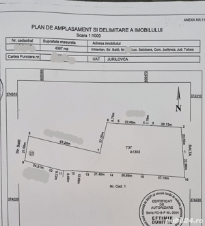 Teren intravilan în localitatea Salcioara, Județul Tulcea  - imagine 2