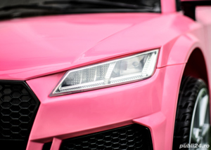 Masinuta electrica pentru copii, Audi TTRS 2x 35W 12V, BT pink - imagine 4