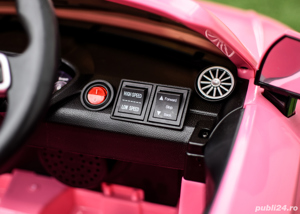 Masinuta electrica pentru copii, Audi TTRS 2x 35W 12V, BT pink - imagine 6