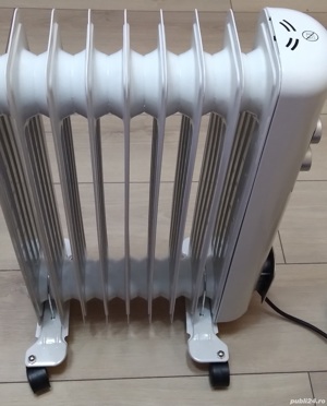 Calorifer electric, 2000 W, 9 elementi, 3 trepte de putere, Termostat reglabil,Nou! - imagine 8
