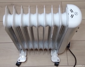 Calorifer electric, 2000 W, 9 elementi, 3 trepte de putere, Termostat reglabil,Nou! - imagine 6