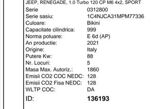 Vând Jeep Renegate sport 2021 - imagine 4