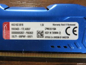 DDR3 Kingston HyperX 1866 MHz CL10 8 GB (1 x 8 GB) - imagine 3
