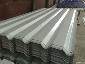 Tabla cutata zincata H35 pentru hale industriale, din materie prima cu grosime mare