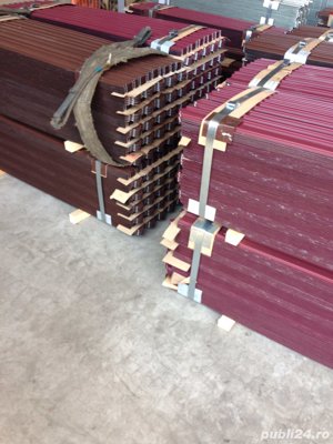 Fabrica sipca metalica ORICE INALTIME, ORICE culoare lucios, mat lemn - imagine 2