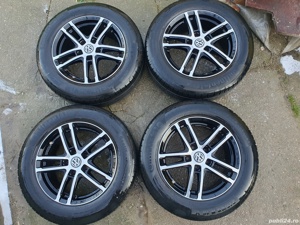 VAND Jante Aliaj DEZENT TZ dark 16, 5x112 + anvelope vara Continental - imagine 9