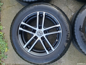 VAND Jante Aliaj DEZENT TZ dark 16, 5x112 + anvelope vara Continental - imagine 4