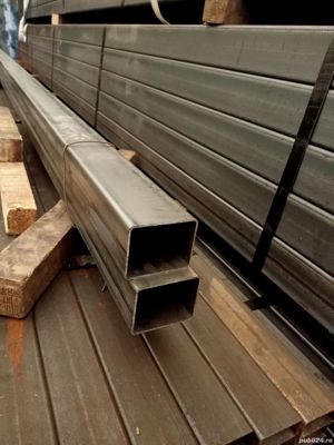 Teava rectangulara, rotunda , patrata, NEAGRA SAU ZINCATA - imagine 7