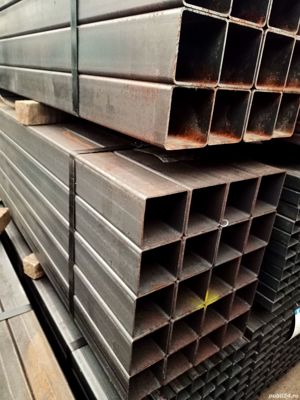 Teava rectangulara, rotunda , patrata, NEAGRA SAU ZINCATA - imagine 8