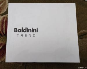 Cizme scurte cu toc piele naturala negre nr 38 Baldinini Italia - imagine 5