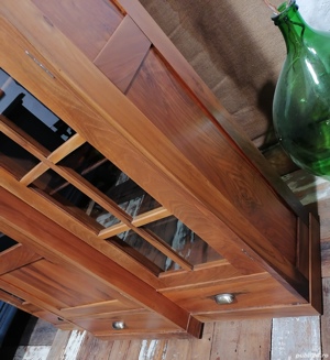 Dulap vechi (anii  1940),  din lemn masiv de nuc, restaurat - imagine 6