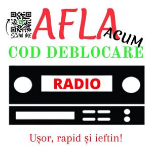 Cod deblocare radio VW Audi Skoda Seat Ford Renault Chrysler Fiat Alpine Honda Becker, decodare auto