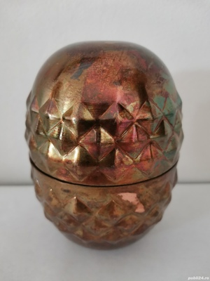 Casetă mare vintage cupru Broste Suedia  - imagine 2