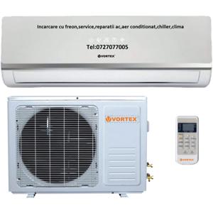 Incarcare cu freon aer conditionat chiller pompa caldura vitrina frigorifica camera frig chiller