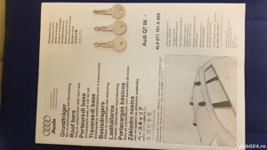 Bare portbagaj original Audi Q7 nefolosite - imagine 2