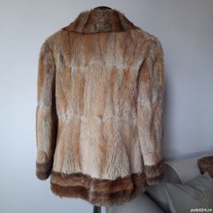 Vând jachetă din blană de bizam - imagine 2