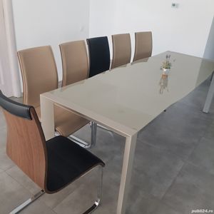 Vand masă extensibila si 12 scaune - imagine 8