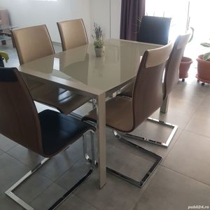 Vand masă extensibila si 12 scaune - imagine 9