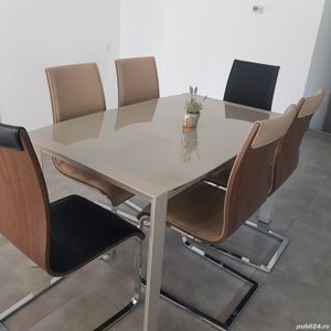 Vand masă extensibila si 12 scaune - imagine 10
