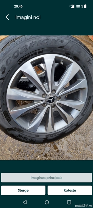 Jante ORIGINALE Mercedes- Benz 20" GLE, GL, ML... - imagine 4