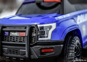 Masinuta electrica de politie Kinderauto Police 30W 6V cu megafon si music player, bluetooth - imagine 9