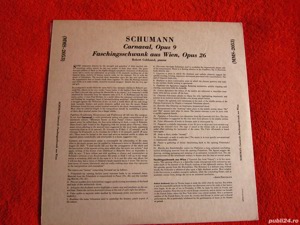 vinil rar Schumann pian Goldsand  -Carnaval- made USA 1960 pastrat nou - imagine 3