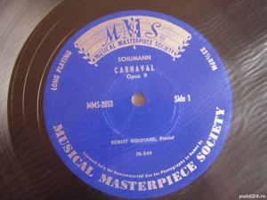 vinil rar Schumann pian Goldsand  -Carnaval- made USA 1960 pastrat nou - imagine 2