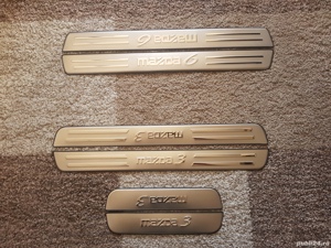Ornamente prag Mazda 3 si Mazda 6  , aluminiu 