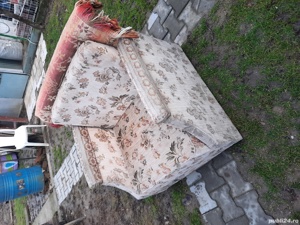 Fotoliu extensibil cu suport lemn - imagine 4