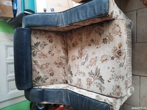 Fotoliu extensibil cu suport lemn - imagine 7