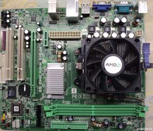 KIT Placa + Procesor + Cooler Biostar NF61S Micro AM2 SE - imagine 3