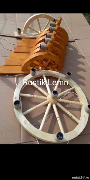 Aplice și lustre rustice  - imagine 4