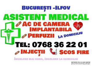 Perfuzie la domiciliu in București sector 1 2 3 4 5 6 si Ilfov 