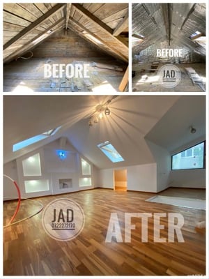 Amenajare mansarda - Amenajari poduri - Renovari mansarde 