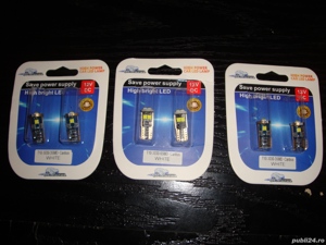 set bec led T10 high power led smd cree 12v transport gratuit - imagine 3